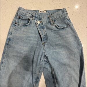 Agolde Light Wash High-Rise Jeans